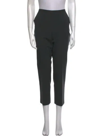 Pre-owned 6397 Wool Straight Leg Pants In Black