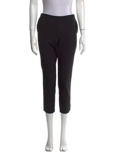 Pre-owned 6397 Wool Straight Leg Pants In Black