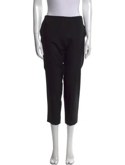 Pre-owned 6397 Wool Straight Leg Pants In Black