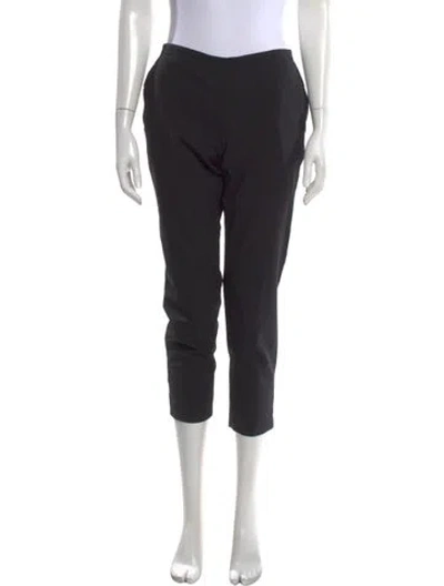 Pre-owned 6397 Wool Straight Leg Pants In Black