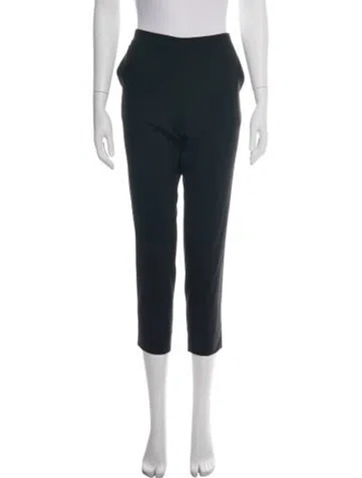 Pre-owned 6397 Wool Straight Leg Pants In Black