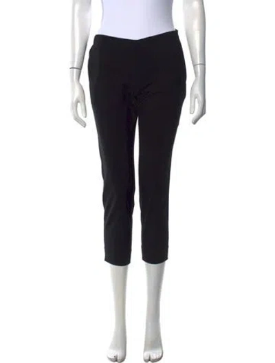 Pre-owned 6397 Wool Straight Leg Pants In Black