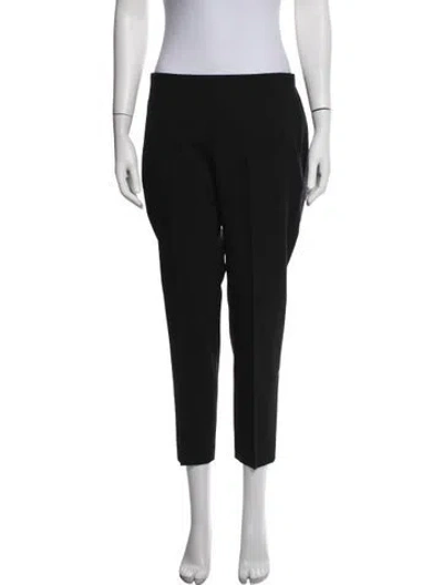 Pre-owned 6397 Wool Straight Leg Pants In Black