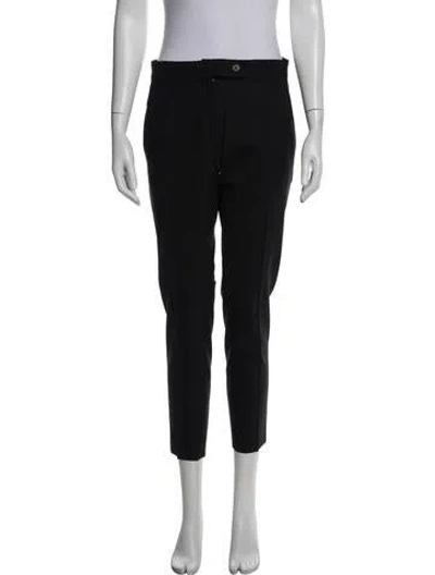 Pre-owned 6397 Wool Straight Leg Pants In Black/blue