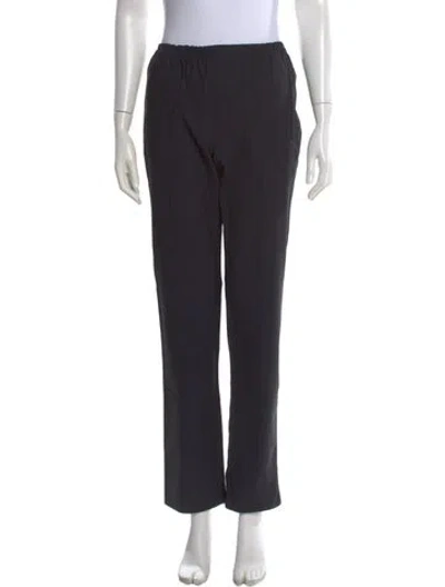 Pre-owned 6397 Wool Straight Leg Pants In Blue
