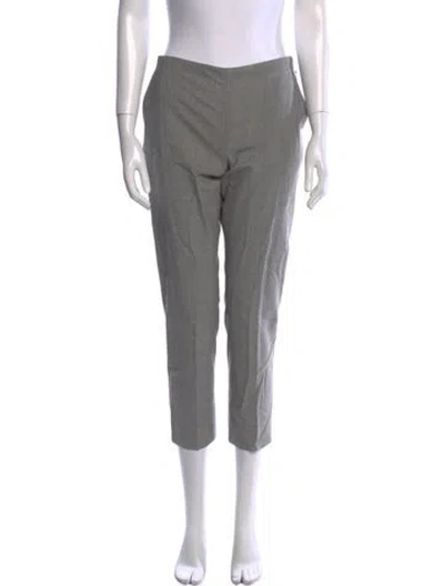 Pre-owned 6397 Wool Straight Leg Pants In Gray