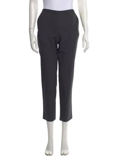 Pre-owned 6397 Wool Straight Leg Pants In Gray