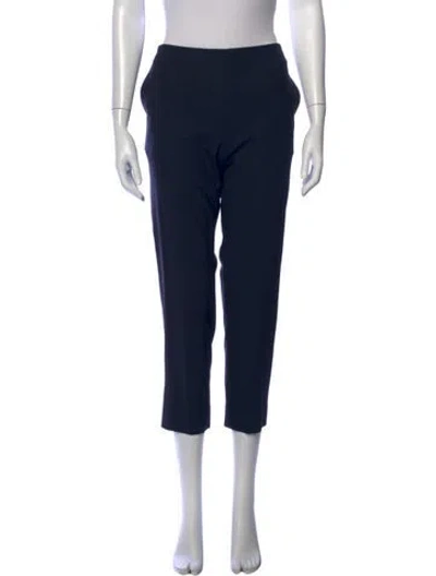 Pre-owned 6397 Wool Straight Leg Pants In Gray