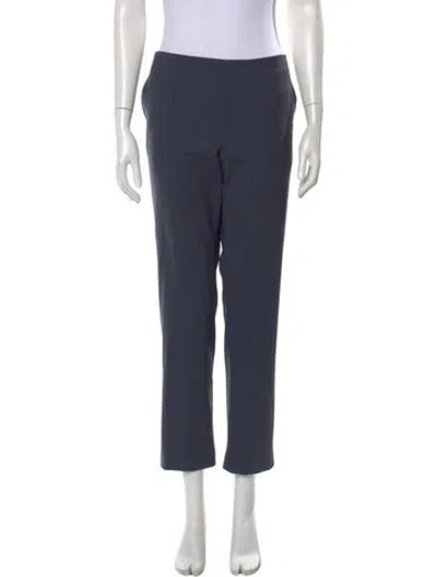 Pre-owned 6397 Wool Straight Leg Pants W/ Tags In Blue