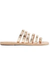 Ancient Greek Sandals Niki Metallic Leather Sandals