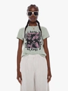 Mother The Lil Sinful Not Polite Tee Shirt In Green