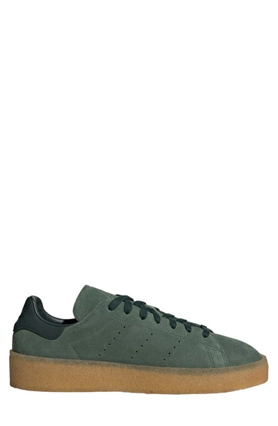 Adidas Originals Stan Smith Crepe Trainer In Shadow Green/shadow Green/supplier Colour