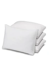 Ella Jayne Home Luxury Plush Allergy Resistant Medium Down Like Fiber Filled Pillow In White