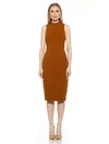 Alexia Admor Nova Midi Dress In Beige
