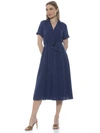 Alexia Admor Liv Collared Shirtdress In Navy