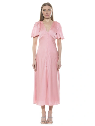 Alexia Admor Lorelei Midi Dress In Pink