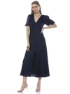 Alexia Admor Lorelei Midi Dress In Blue