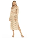 Alexia Admor Mockneck Midi Dress In Beige