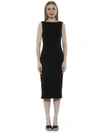 Alexia Admor Penny Midi Dress In Black