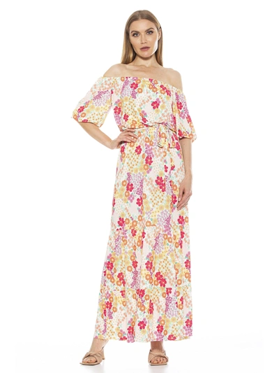 Alexia Admor Harlow Floral Maxi Dress In Pink