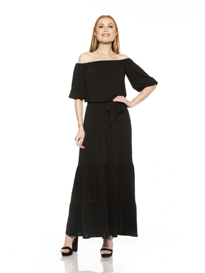 Alexia Admor Harlow Floral Maxi Dress In Black