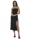 Alexia Admor Ellie Strapless Midi Length Dress In Black