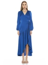 Alexia Admor Women's Tala Wrap Maxi Dress In Lapis