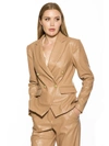 ALEXIA ADMOR LEATHER BLAZER