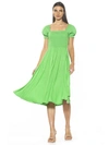 Alexia Admor Ali Midi Dress In Green