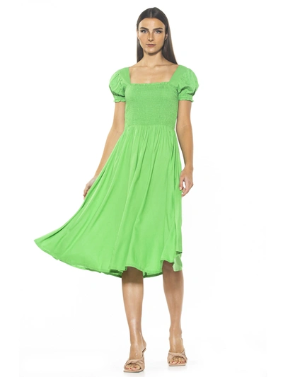 Alexia Admor Ali Midi Dress In Green