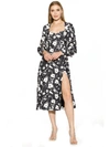 Alexia Admor Women's Travi Midi A-line Dress In Black White