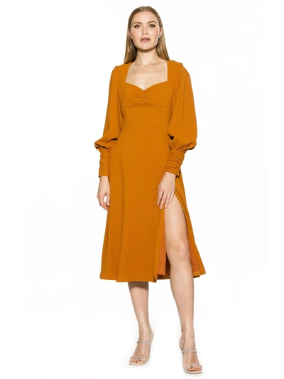 Alexia Admor Women's Travi Midi A-line Dress In Camel