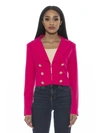 Alexia Admor Jesse Cropped Blazer In Pink