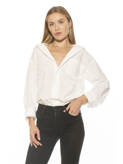 Alexia Admor Amber Shirt In White