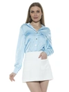 Alexia Admor Classic Button Down In Blue