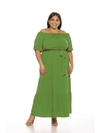 Alexia Admor Harlow Maxi Dress - Plus Size In Green