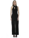 Alexia Admor Sienna Halter Neck Wide Leg Jumpsuit In Black