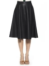 ALEXIA ADMOR PLEATHER MIDI SKIRT