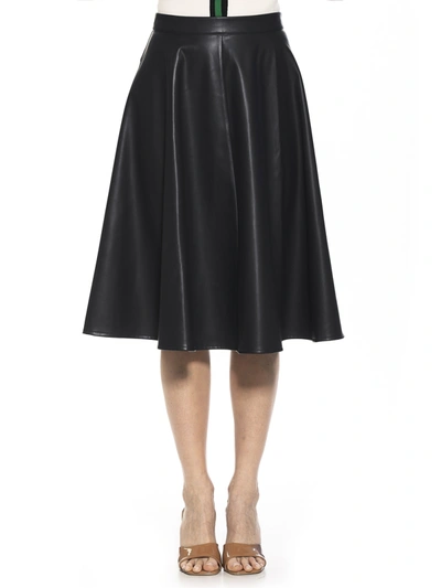 Alexia Admor A-line Midi Skirt In Black