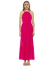 Alexia Admor Women's Kira Ruffle Halter Maxi Dress In Pink