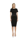 ALEXIA ADMOR SCUBA MIDI DRESS