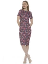 Alexia Admor Scuba Midi Dress In Multi