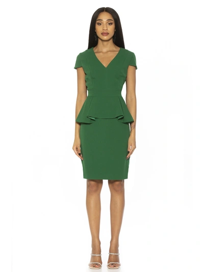 Alexia Admor Willow Dress In Green