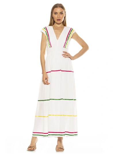 Alexia Admor Summer Maxi Dress In White