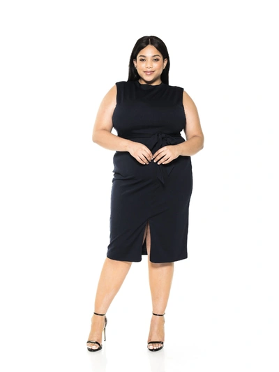 Alexia Admor Fara Dress - Plus Size In Black