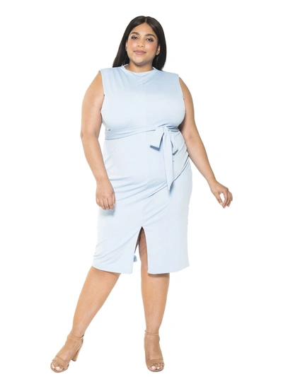 Alexia Admor Fara Dress - Plus Size In Blue