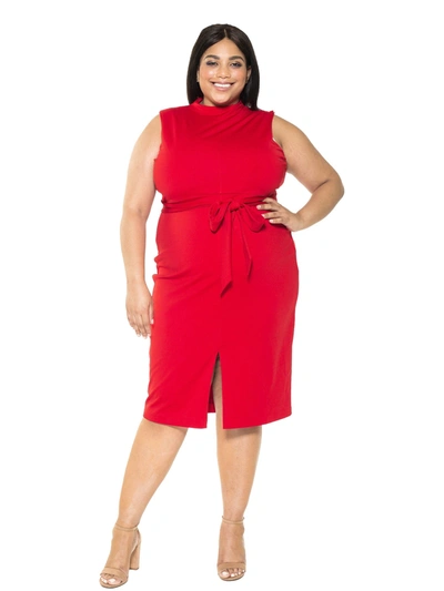 Alexia Admor Fara Dress - Plus Size In Red