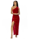 Alexia Admor Alessi Velvet Gown In Red