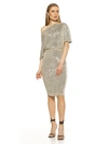 Alexia Admor Olivia Sequin Dress In Silver
