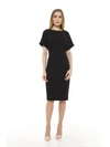 Alexia Admor Jacqueline Midi Dress In Black